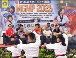 602 Atlet Pelajar Bogor Bertanding di Kejuaraan Taekwondo MGMP 2026 ‎