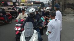 Waspada Abu Vulkanik, DPD PSI Kabupaten Bogor Bagi Masker Gratis